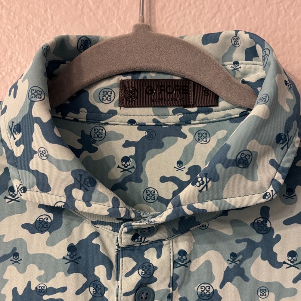 G/FORE Skull Camo Performance Polo